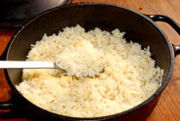 タイ米で炊くバターライス